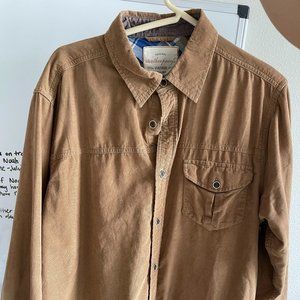 Weatherproof Vintage Corduroy Long-sleeve button-up shirt (Mens M)